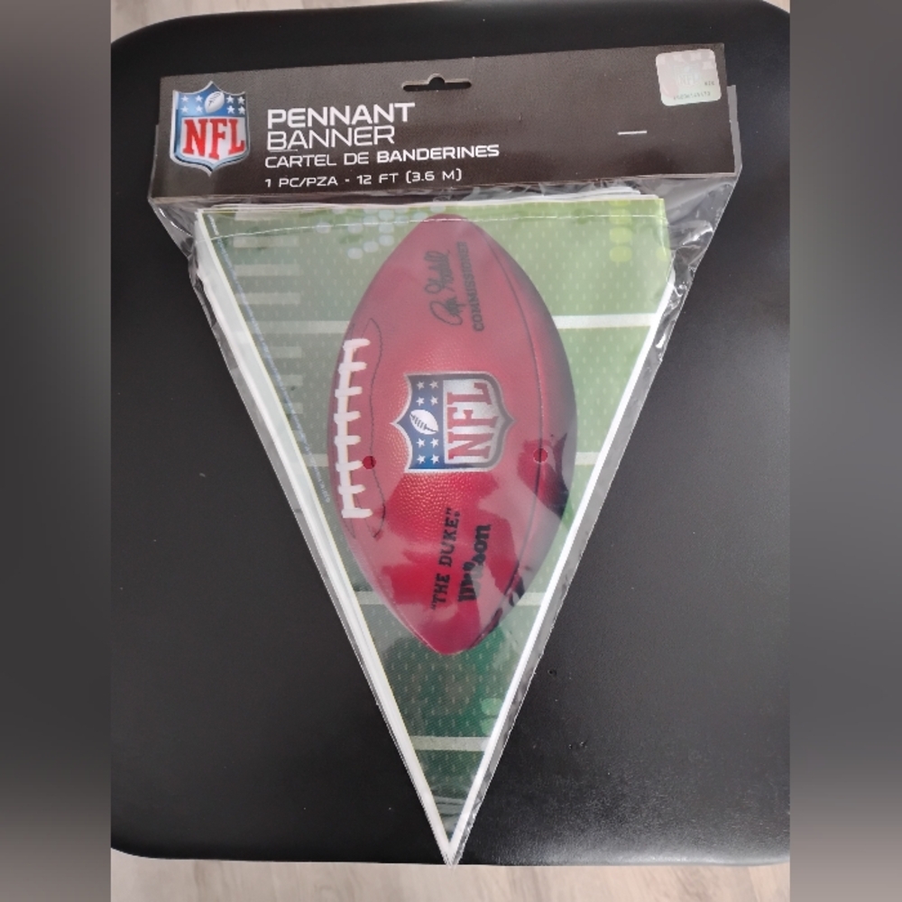 12 Ft NFL Pro Football Pennant Banner